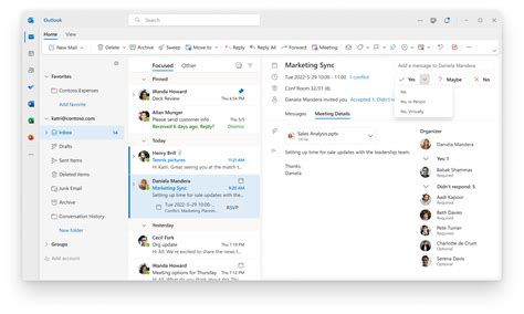 outlook työsähköposti.